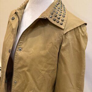 Gryphon Studded Trench Barn Coat